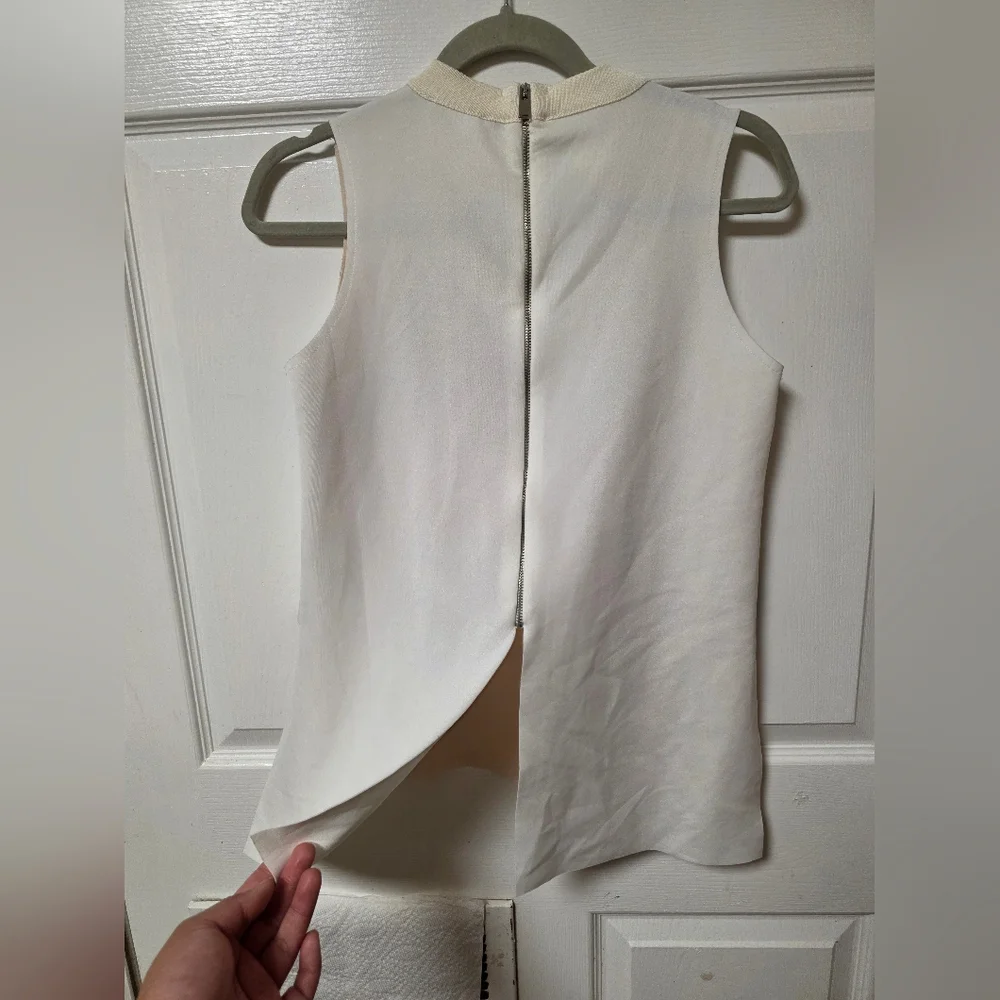 Zara W&B Collection Watercolor Layered Top - NWT - Talla M - Picture 7 of 11